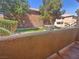 View of neighborhood buildings from a private outdoor patio at 3135 S Mojave Rd # 152, Las Vegas, NV 89121