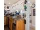 Entertainment area showcasing a bar and a convenient mini fridge at 3233 Southridge Ave, Las Vegas, NV 89121