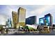 Expansive city view showcasing a complex of modern buildings and bustling streets at 3722 Las Vegas Blvd # 809, Las Vegas, NV 89158