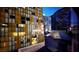 Amazing city view from a luxury high-rise with colorful lights and modern buildings at 3722 Las Vegas Blvd # 809, Las Vegas, NV 89158