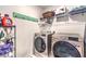 Laundry room featuring modern washer and dryer at 4145 Nopal Serrano Ave, Las Vegas, NV 89141