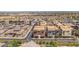 Wide aerial view of an attractive planned community with desert landscaping and modern architecture at 4153 Solace St, Las Vegas, NV 89135