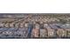 Wide aerial view of an attractive planned community with desert landscaping and modern architecture at 4153 Solace St, Las Vegas, NV 89135