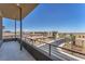 Spacious balcony provides stunning view of the community and the perfectly manicured neighborhood at 4153 Solace St, Las Vegas, NV 89135