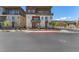 Modern home with desert landscaping and a cozy front entrance, showcasing curb appeal at 4153 Solace St, Las Vegas, NV 89135