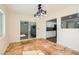 Dining room open to kitchen and backyard access via sliding door provides seamless indoor-outdoor living at 4302 Newhaven Dr, Las Vegas, NV 89147