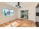 Dining room offers natural light from windows and access to the outdoor space through sliding doors at 4302 Newhaven Dr, Las Vegas, NV 89147