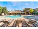 Community pool offers a relaxing experience for residents at 4650 Ranch House Rd # 86, North Las Vegas, NV 89031