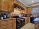 Kitchen features stainless Viking appliances, and granite counters at 5445 Pendini Point Ct, Las Vegas, NV 89141