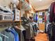 Spacious walk-in closet with custom shelving and hanging racks provides ample storage at 5445 Pendini Point Ct, Las Vegas, NV 89141