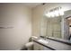 Bathroom features a shower, toilet, and a single sink vanity at 6160 Rumrill St # 121, Las Vegas, NV 89113