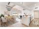 Bright dining area featuring modern decor, and seamlessly connects to the kitchen area at 6205 Hargrove Ave, Las Vegas, NV 89107