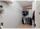 The walk-in closet features metal shelving units at 7697 Morning Lake Dr, Las Vegas, NV 89131