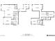 Detailed floor plan showcasing the layout of both floors of the home with dimensions for each room at 8126 Majestic Bighorn St, Las Vegas, NV 89166