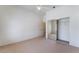 Spacious bedroom with lots of light and a mirrored closet at 9812 Folsom Dr, Las Vegas, NV 89134