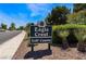Community signage for the Eagle Crest Golf Course and surrounding neighborhood at 9812 Folsom Dr, Las Vegas, NV 89134