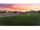Scenic view of the golf course and mountain landscape, perfect for golf enthusiasts at 9812 Folsom Dr, Las Vegas, NV 89134