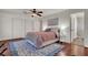 Relaxing bedroom boasts ample closet space and en-suite bathroom at 10046 Floragold Ct, Las Vegas, NV 89147