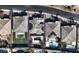 Aerial view of the property showcasing the roof, yard and neighborhood at 10149 Terrastone Dr, Las Vegas, NV 89148
