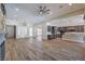 Open layout showcasing the seamless connection between the living room and a gourmet kitchen at 10149 Terrastone Dr, Las Vegas, NV 89148