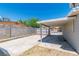 Backyard featuring large patio and ample space for outdoor activities at 1121 W Monroe Ave, Las Vegas, NV 89106