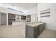 Spacious kitchen featuring a large island, stainless steel appliances, and modern cabinetry at 1596 Pleasant Bay Ct, Henderson, NV 89011
