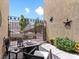 Charming courtyard featuring outdoor seating, decorative elements, and an inviting ambiance at 1604 Patrick Thomas Ct, North Las Vegas, NV 89086