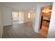 Bright living room featuring wood floors and access to outdoor balcony at 270 E Flamingo Rd # 136, Las Vegas, NV 89169