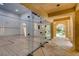 Enclosed squash court with hardwood flooring and glass viewing panes at 270 E Flamingo Rd # 136, Las Vegas, NV 89169