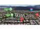 Aerial view of a planned community near Spotted Leaf Park with easy access to the 215 freeway at 2826 Barrow Downs St, Las Vegas, NV 89135