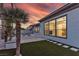 Landscaped backyard with a pool, spa, and outdoor seating area, perfect for entertaining at 2826 Barrow Downs St, Las Vegas, NV 89135