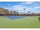 Community tennis court with well-maintained playing surface, offering a place for recreational play at 2826 Barrow Downs St, Las Vegas, NV 89135