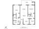 Floorplan features 2 bedrooms, 2 baths, kitchen, living room, dining area, foyer, laundry, and balcony at 2851 S Valley View Blvd # 1195, Las Vegas, NV 89102