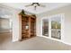 Bedroom featuring an open library and balcony at 3010 Hammerwood Dr, Las Vegas, NV 89135