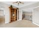 Bedroom featuring an open library and balcony at 3010 Hammerwood Dr, Las Vegas, NV 89135