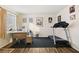 Functional office area features space for working out and work at 3982 Voxna St, Las Vegas, NV 89119