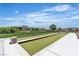 Enjoy the Bocce ball court on the lush green lawn, perfect for outdoor recreation and leisure at 4277 Sunrise Flats St, Las Vegas, NV 89135