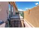 Outdoor hot tub and privacy wall; it offers a relaxing spot with an accessible control panel at 4277 Sunrise Flats St, Las Vegas, NV 89135