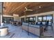 Large, covered outdoor patio featuring comfortable seating and stylish design elements for entertaining at 4277 Sunrise Flats St, Las Vegas, NV 89135