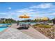 Sparkling pool area with tables, chairs, and lounge seating for residents' enjoyment at 4277 Sunrise Flats St, Las Vegas, NV 89135