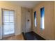 Modern bathroom featuring tiled shower with glass door at 5040 Spencer St # D, Las Vegas, NV 89119