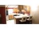 Kitchen featuring an eat-in bar and plenty of counterspace at 721 Bourbon St # F2, Pahrump, NV 89048