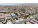 An aerial view of a neighborhood with similar two-story homes and desert landscaping at 7819 Rachelis St, North Las Vegas, NV 89084