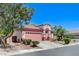 Charming one-story home featuring desert landscaping, a covered entry, and a two-car garage at 8250 Lincoln Valley St, Las Vegas, NV 89123