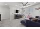 Spacious playroom is equipped with ample storage and comfortable seating at 8953 Hitch Creek St, Las Vegas, NV 89131