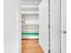 Closet with white shelves at 8985 S Durango Dr # 1110, Las Vegas, NV 89113