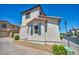 Exterior side view of home with partial view of street at 9165 Starling Wing Pl, Las Vegas, NV 89143