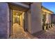 Inviting home entrance features a brick walkway and stylish door at 10149 Terrastone Dr, Las Vegas, NV 89148