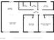 Floor plan showing layout of kitchen, living room, bedrooms, bathrooms, utility room, and hall at 1050 Bruce St, Pahrump, NV 89048