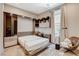 Comfortable room with pull down bed, large closet, built-in desk, and chair with table at 11280 Granite Ridge Dr # 1035, Las Vegas, NV 89135